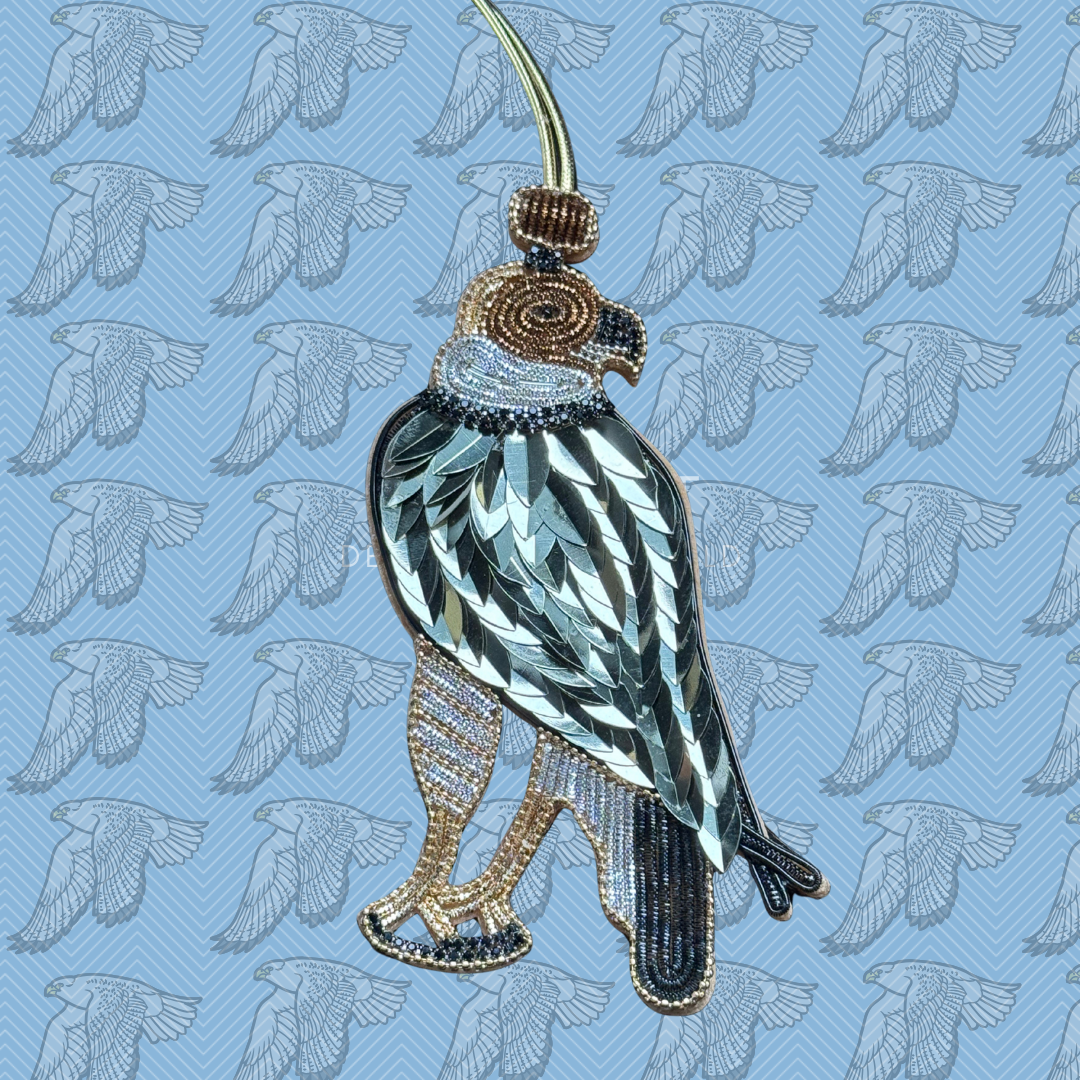 Falcon beaded charm
